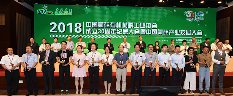 中国氟硅有机材料工业协会成立30周年纪念大会暨中国氟硅产业发展大会合影